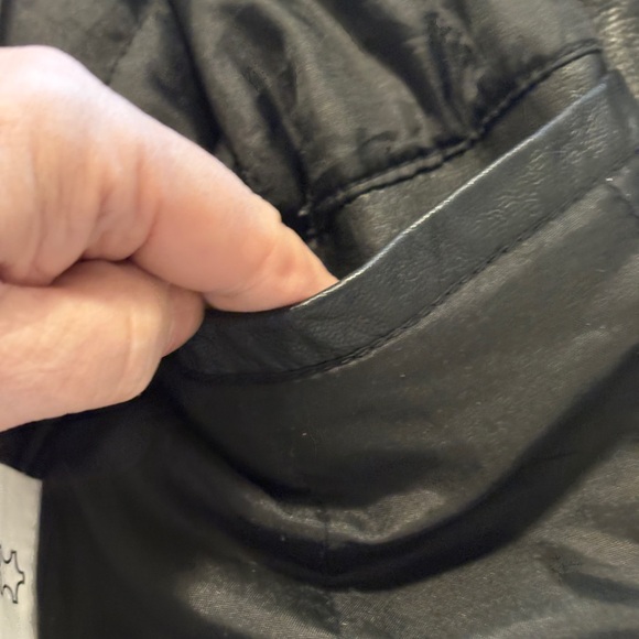 Rare VTG 1994 Popeye leather moto jacket with bold racing-style details Size XL - Picture 14 of 15